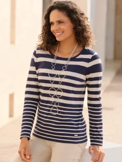 T-shirt rayé pur coton