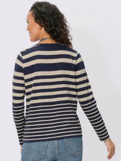 T-shirt rayé pur coton