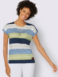 T-shirt rayé pur coton