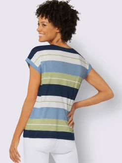 T-shirt rayé pur coton