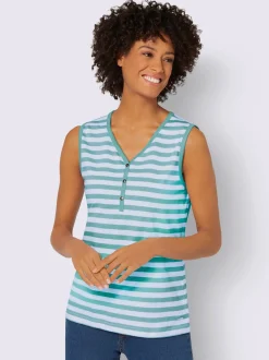 T-shirt rayé pur coton