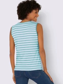 T-shirt rayé pur coton