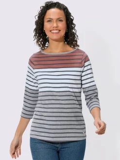 T-shirt rayé qualité coton