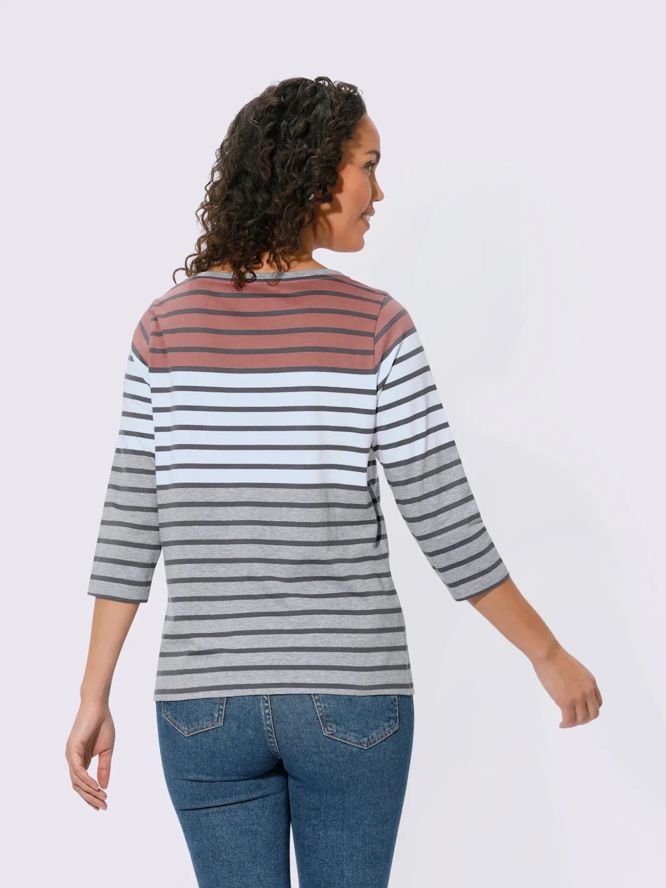 T-shirt rayé qualité coton
