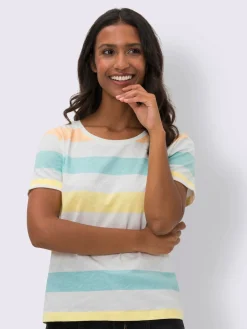 T-shirt rayé rayures tendance