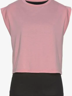T-shirt sport avec débardeur intégré