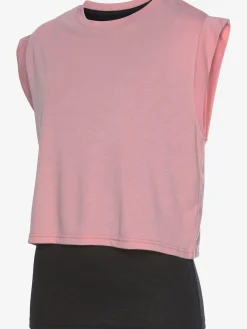 T-shirt sport avec débardeur intégré