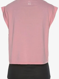 T-shirt sport avec débardeur intégré