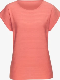 T-shirt structure rayée tendance