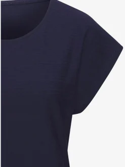 T-shirt structure rayée tendance