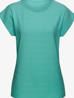 T-shirt structure rayée tendance
