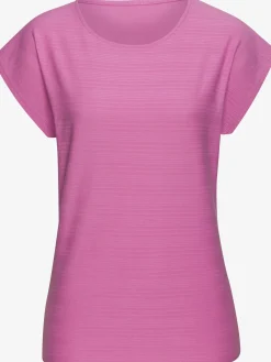 T-shirt structure rayée tendance