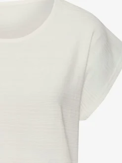 T-shirt structure rayée tendance