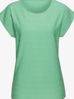 T-shirt structure rayée tendance