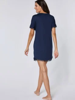 Tunique de plage jersey fin