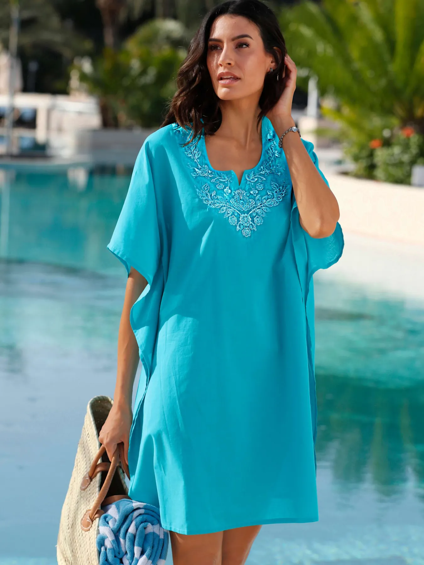 Tunique de plage qualité tissée