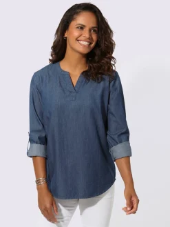 Tunique en jean pur coton