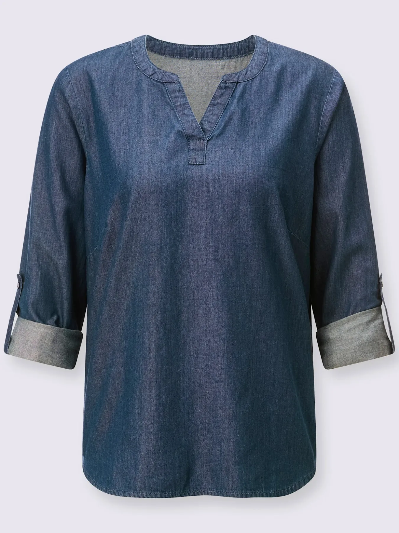 Tunique en jean pur coton
