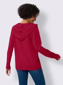 Veste à capuche en tricot capuche tendance