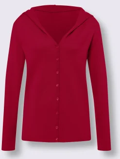 Veste à capuche en tricot capuche tendance