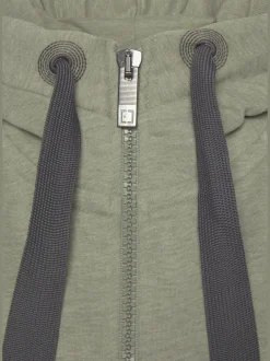 Veste à capuche grande capuche avec coulisse