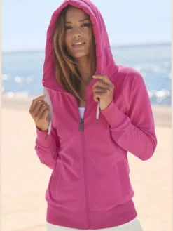 Veste à capuche grande capuche avec coulisse