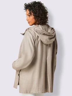 Veste à capuche mélange de qualité