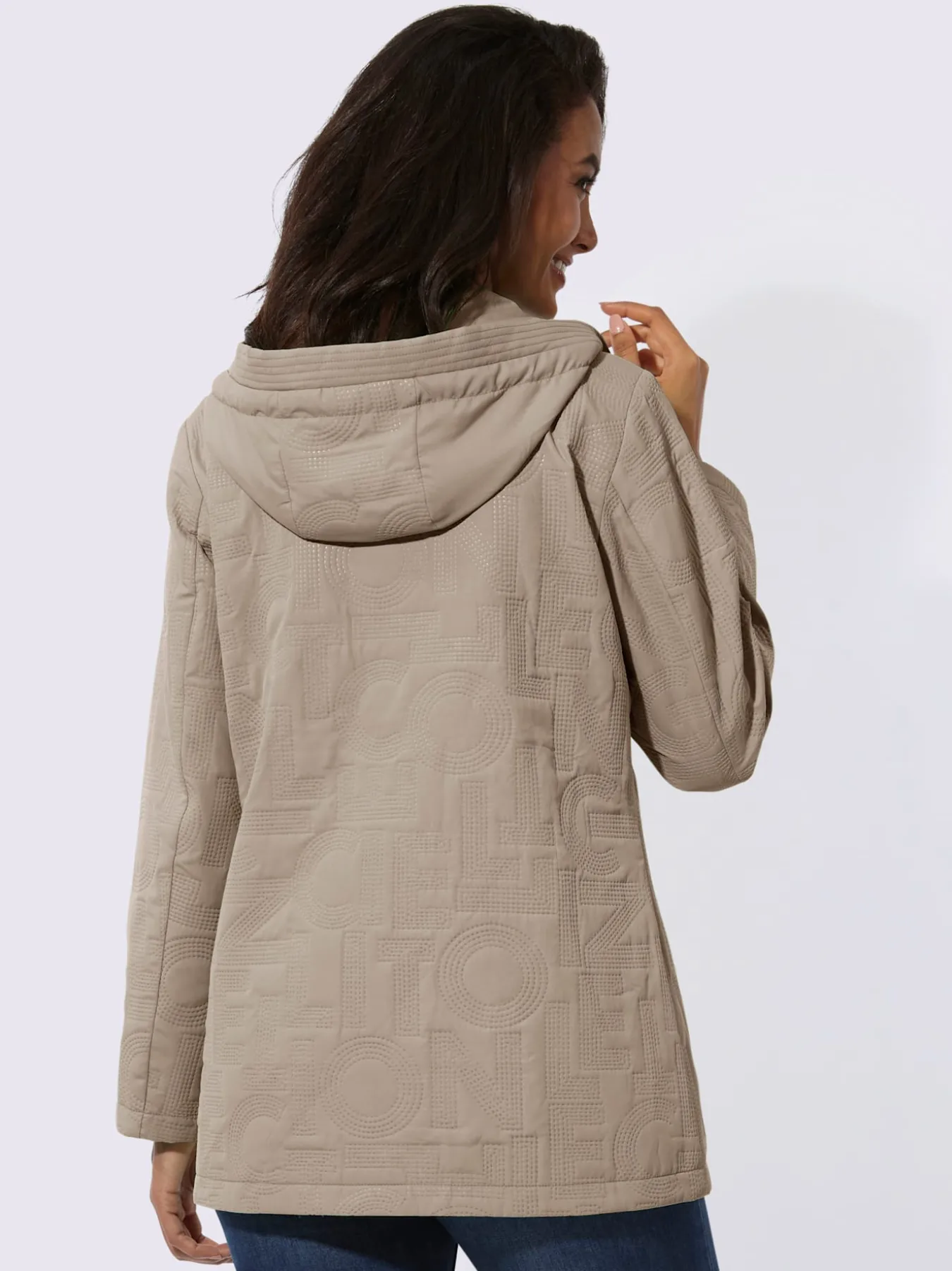 Veste aspect gaufré