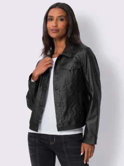 Veste blazer revêtement mat et brillant