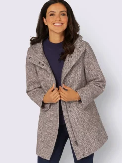 Veste bouclée aspect bouclé