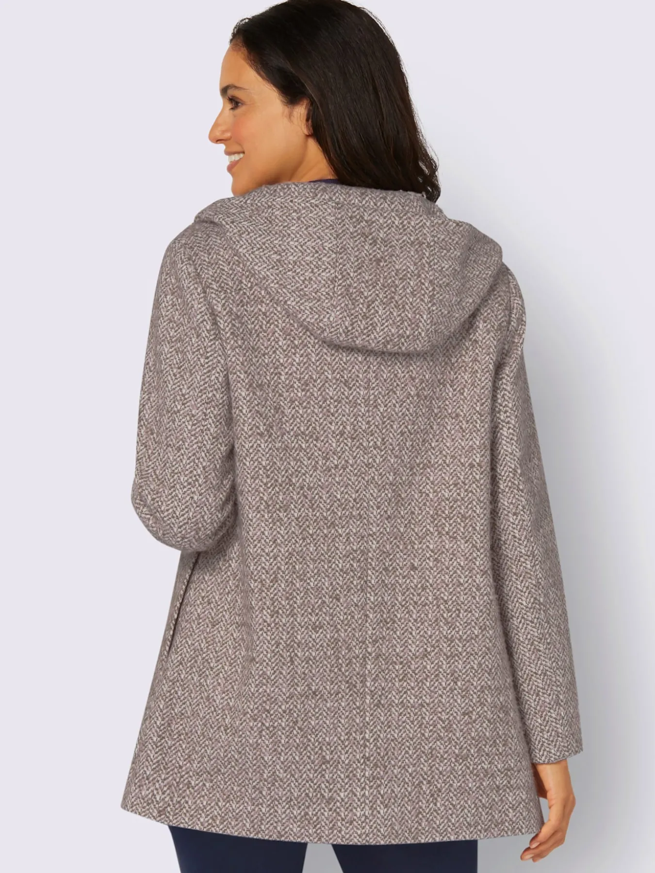Veste bouclée aspect bouclé