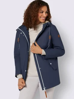Veste capuche à coulisse et stoppeurs