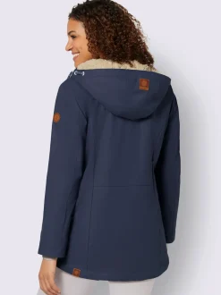 Veste capuche à coulisse et stoppeurs