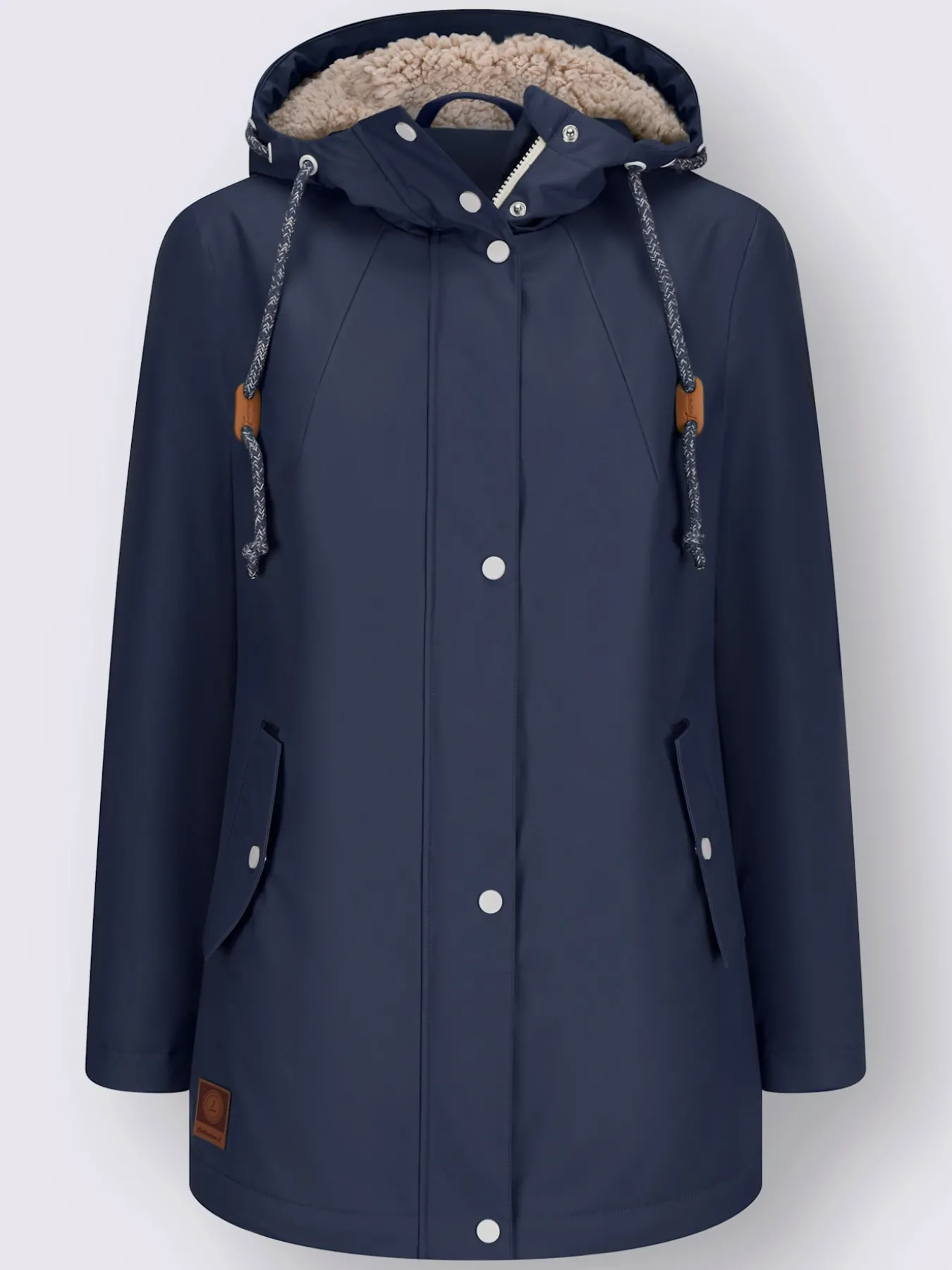Veste capuche à coulisse et stoppeurs