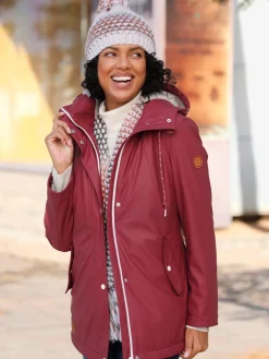Veste capuche à coulisse et stoppeurs