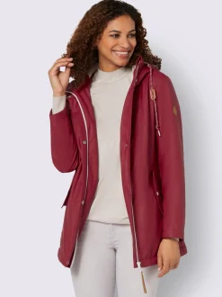 Veste capuche à coulisse et stoppeurs
