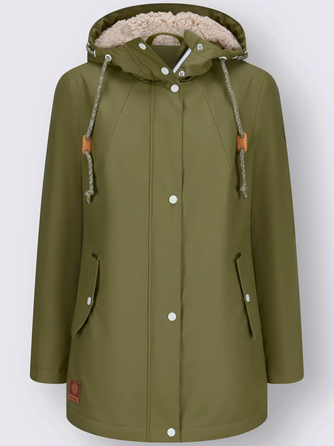 Veste capuche à coulisse et stoppeurs