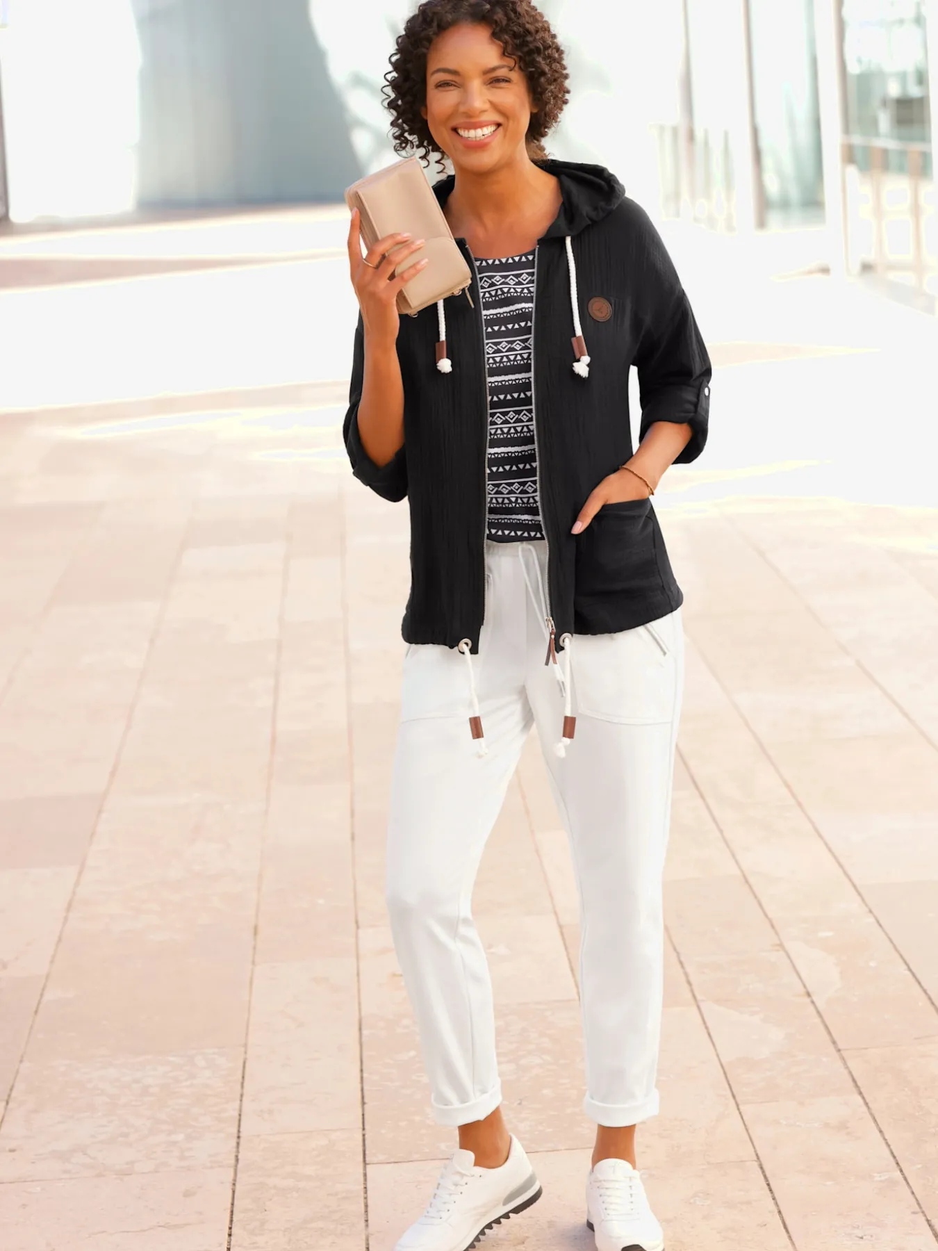 Veste chemisier pur coton