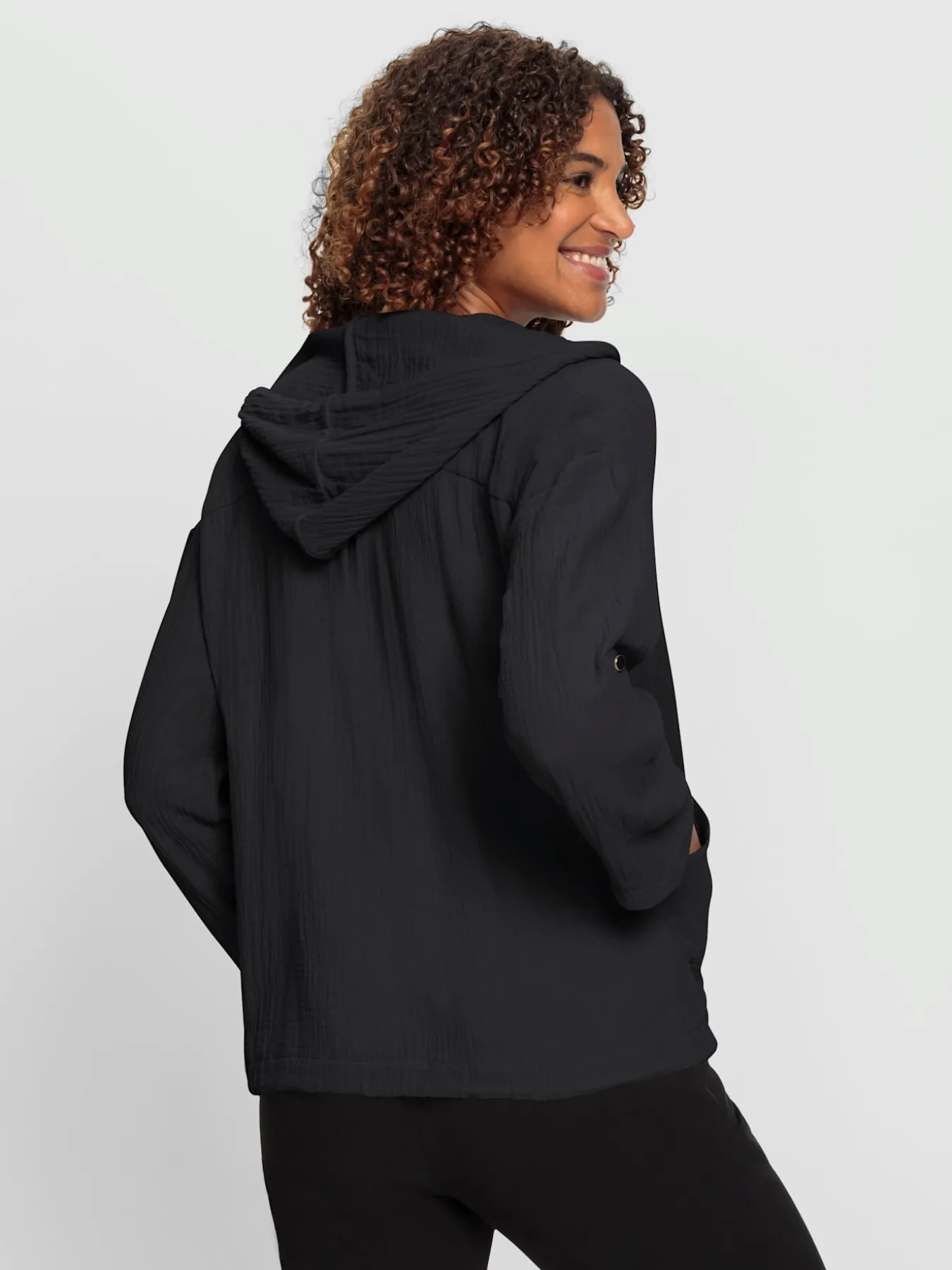 Veste chemisier pur coton