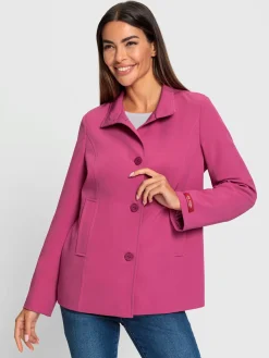 Veste de loisirs col montant à bouton