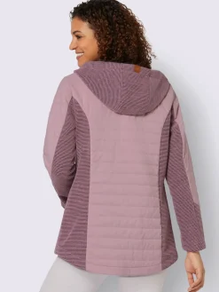 Veste de mi-saison capuche à coulisse et stoppeurs