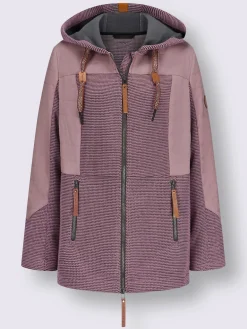 Veste de mi-saison capuche à coulisse et stoppeurs