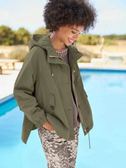 Veste de mi-saison style parka très moderne