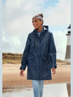 Veste de pluie parka longue à capuche