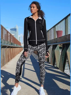 Veste de sport veste performance avec coutures contrastées