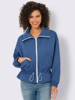Veste d'extérieur col à revers élégant
