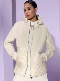 Veste d'hiver piquage en losanges
