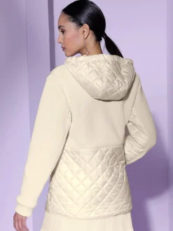 Veste d'hiver piquage en losanges