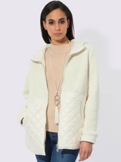 Veste d'hiver piquage en losanges