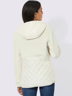 Veste d'hiver piquage en losanges